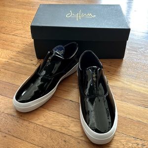 HUF Dylan Slip-on in Black Patent Leather